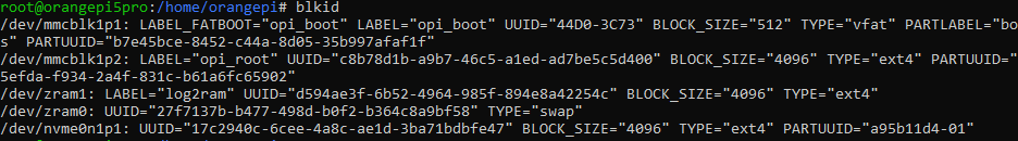 blkid