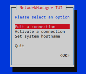 nmtui